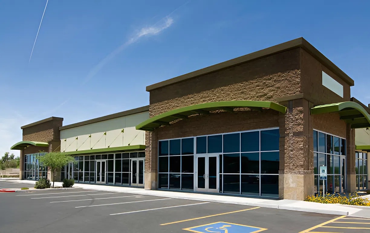 Freshly painted commercial exterior by a painting company in Morro Bay, CA