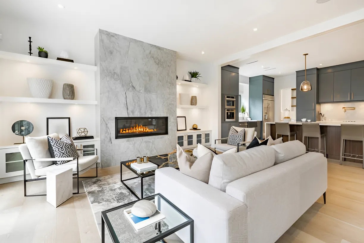Modern living room painted by an interior painter in Los Osos, CA