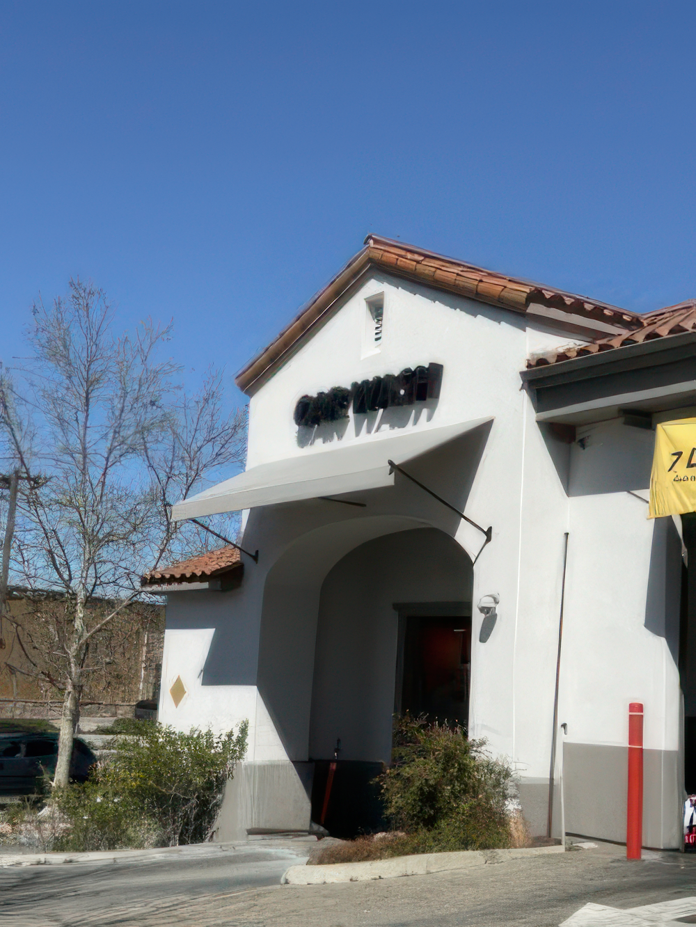 Spanish-style commercial building exterior painting Paso Robles Spanish-style commercial building exterior