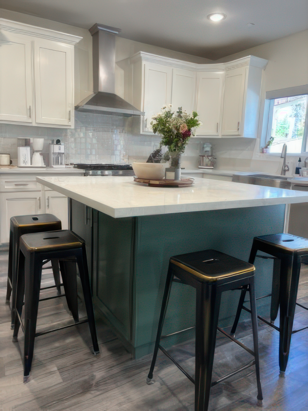 Kitchen painting with island project Kitchen painting with island