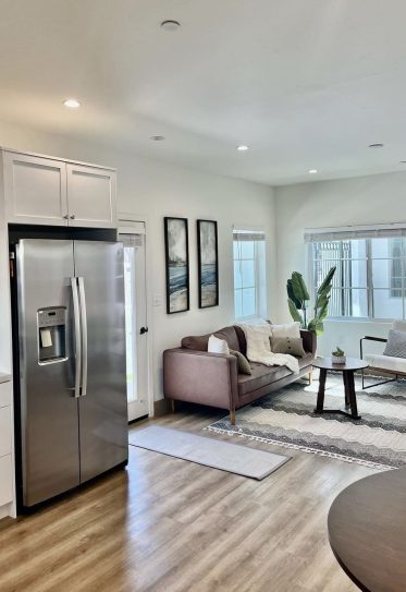Modern Open Kitchen Living Areas